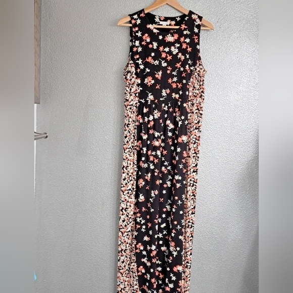J. Jill Multi Patterned Sleeveless Floral Maxi Dress   Size S - Picture 1 of 6
